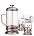 Primula Glass 8-Cup Coffee Press with 4 Matching Cups
