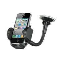 Fosmon Universal Goose Neck Windshield Suction Car Mount for Samsung Galaxy S II, Galaxy S2 Skyrocket, Galaxy Note, Stratosphere, Gem, and Google Nexus S Phones