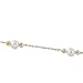 5mm Cultured White Pearl, 2.5mm Gold Beads, 14Kt. Yellow Gold