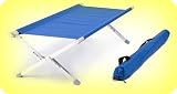 EARTH JUNIOR Military Style COT w/ Heavy-Duty Aluminum Tubing -- Extra STRONG -- Extra COMFORTABLE Body Contour Fabric -- EASY to set up in only Minutes /53 L x 22W x 13 H -FREE Mini (6) LED Flashlight -- $12.95 Value -- FAST Ships in 1-2 days