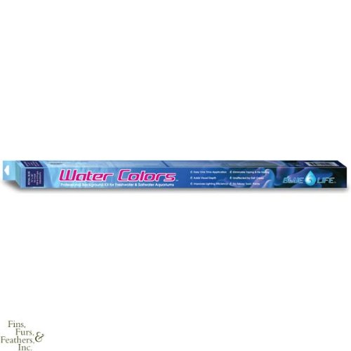 Blue Life Water Colors Aquarium Background - 25x25 Royal Blue