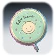Baby Faces Baby Shower Party Supply Metalic Balloon