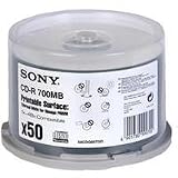 Sony 80min/700MB Thermo printable CD-R spindle 50pk