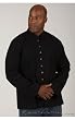 Men's Casual Shirt, Traditional Asian Style Cotton and Linen Shirt by Mystic Clothing