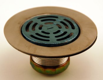 3 1/2 Flat Top Strainer X 1 1/2 Nut