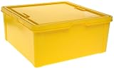 Xtra-Large LEGO Storage Bin w/ Lid - Yellow