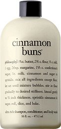 philosophy cinnamon buns shampoo  conditioner  & shower gel