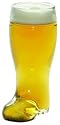 0.5 Liter Machine Pressed Glass Beer Boot - 17.5 oz.