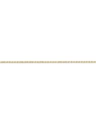 10k 2mm Machine Made Diamond Cut Rope Chain, Best Quality Free Gift Box Satisfaction Guaranteed