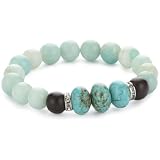 Lee Angel Roxanne Turquoise And Wood Beaded St