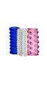 Orion 514306 Tokio Sleeves,  3-teiliges Penis-Manschetten-Set, Unterschiedliche Reiznoppen-Struktur, Farbsortiert