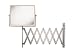 Jerdon First Class 20/20 Hind Sight Wall Mount Mirror, 8.25 x 6.5, 4.5X-1X Magnification, Chrome/White Finish