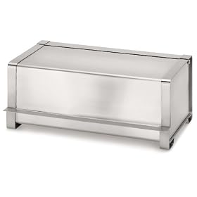 Bread Box (Stainless Steel) (6H x 14W x 9D) by Breadboxes