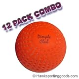Hawk Field Hockey 12 Dimple Balls Orange