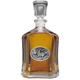 Louisville Cardinals Glass Capitol Decanter (Spirit Holder) 24 oz - NCAA College Athletics by 