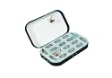 Okuma Traditional Black Aluminum 16 Window Fly Box with Foam