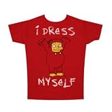 Simpsons Ralph Wiggum I Dress Myself Men's T-Shirt