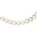 14K Yellow Gold Heart Geometric Bracelet