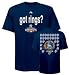 Majestic New York Yankees 2009 World Series Champions Navy Blue Got Rings? T-shirt (Medium)