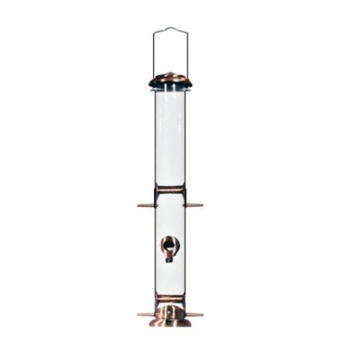 Woodlink NATUBE22C Audubon Copper Tube Wild Bird Feeder, 22-Inch