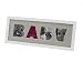 Wooden Baby Photo Frame - White