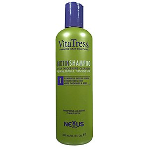 NEXXUS Vita Tress Biotin Shampoo Nutrient Rich Formulation for Fragile & Thinning Hair 10.1oz/300ml NEXXUS Vita Tress Biotin Shampoo Nutrient Rich Formulation for Fragile & Thinning Hair 10.1oz/300ml