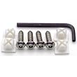 Cruiser Accessories 81230 Locking Fasteners, Domestic-Stainless