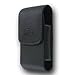 Premium Vertical Leather Pouch Case with Belt Clip for Apple iPhone 4S 4-S