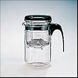 Piao I Perfect Infusion Tea Pot/Coffee Pot with Stainless Steel Built-in Filter and Infuser. Patented Design, Easy to Use, All in One Multi-tea Server. Brews up to 16oz/500cc of Tea or Coffee. Includes Complimentary Samples of Premium Pu'erh Tea