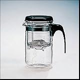 Piao I Perfect Infusion Tea Pot/Coffee Pot with Stainless Steel Built-in Filter and Infuser. Patented Design, Easy to Use, All in One Multi-tea Server. Brews up to 16oz/500cc of Tea or Coffee. Includes Complimentary Samples of Premium Pu'erh Tea