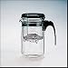 Piao I Perfect Infusion Tea Pot/Coffee Pot with Stainless Steel Built-in Filter and Infuser. Patented Design, Easy to Use, All in One Multi-tea Server. Brews up to 16oz/500cc of Tea or Coffee. Includes Complimentary Samples of Premium Pu'erh Tea