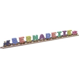 10 Letter Pastel Name and Track to Fit by 