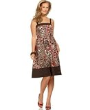 O Oscar Tribal-Print Sleeveless Sundress