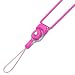 Fashionable Universal Neck Long Strap Lanyard for Electronics Accessories Camera Cell Mobile Phone - Hot Pink