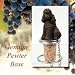Poodle Sportcut Dog Wine Bottle Stopper - Chocolate