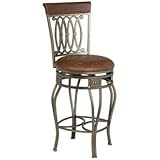 Hillsdale Montello Old Steel Swivel 28" High Counter Stool