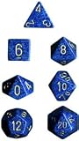 Chessex Dice: Polyhedral 7-Die Speckled Dice Set - Golden Water