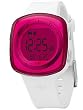 Adidas #ADH6023 Unisex Tokyo White Neon Pink Digital Sports Watch