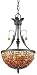 Quoizel TFPO5002VB Pomes 20-Inch Two Light Mini Chandelier with Agate Stone Shade, Vi...