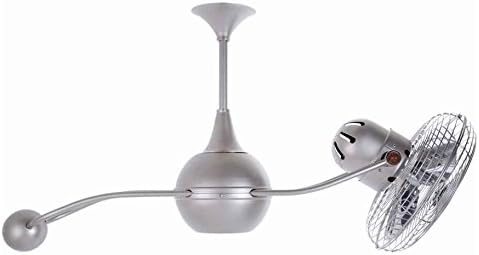Brisa 2000 39 in. Rotational Ceiling Fan in Brushed Nickel