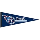 TENNESSEE TITANS OFFICIAL LOGO 30" FELT PENNANT