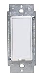 Leviton 620-6606AW Incandescent Touch Dimmer Switch