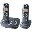 Panasonic KX-TG4322B 5.8 GHz Digital Expandable Dual Handset Cordless Phone with Caller ID & All-Digital Answering System