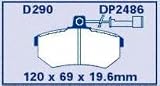 EBC Brake DP2486 Front Premium Organic Pads