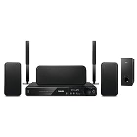 Philips - HTS3377/12 - Ensemble Home Cin�ma DVD - HDMI 1080p - USB - Lecteur DVD / Divx / mp3 / WMA - Enceintes colonnes - USB - 1000 W - Noir