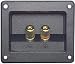 Gold Speaker Terminal Rectangle