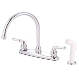Chrome Kitchen Faucet 4” Hole Installation