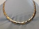 Gold and Silvered Two-Tone Necklace