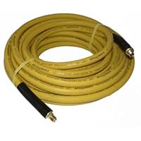 Goodyear 3825R300 Premium Yellow Rubber Air Hose - 3/8' x 25', 300 PSI