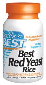 Doctor's Best Best Red Yeast Rice (600 mg), 120-Count